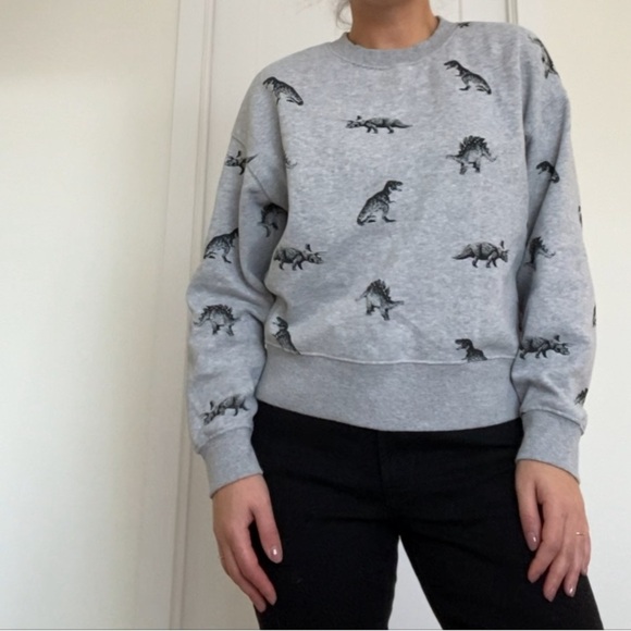 Fun Dinosaur Sweatshirt XS - Picture 1 of 6
